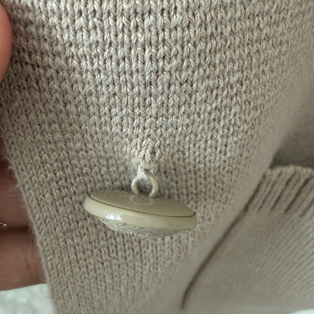 L’AGENCE Lacey Knit Blazer in Khaki Size M - Picture 9 of 11